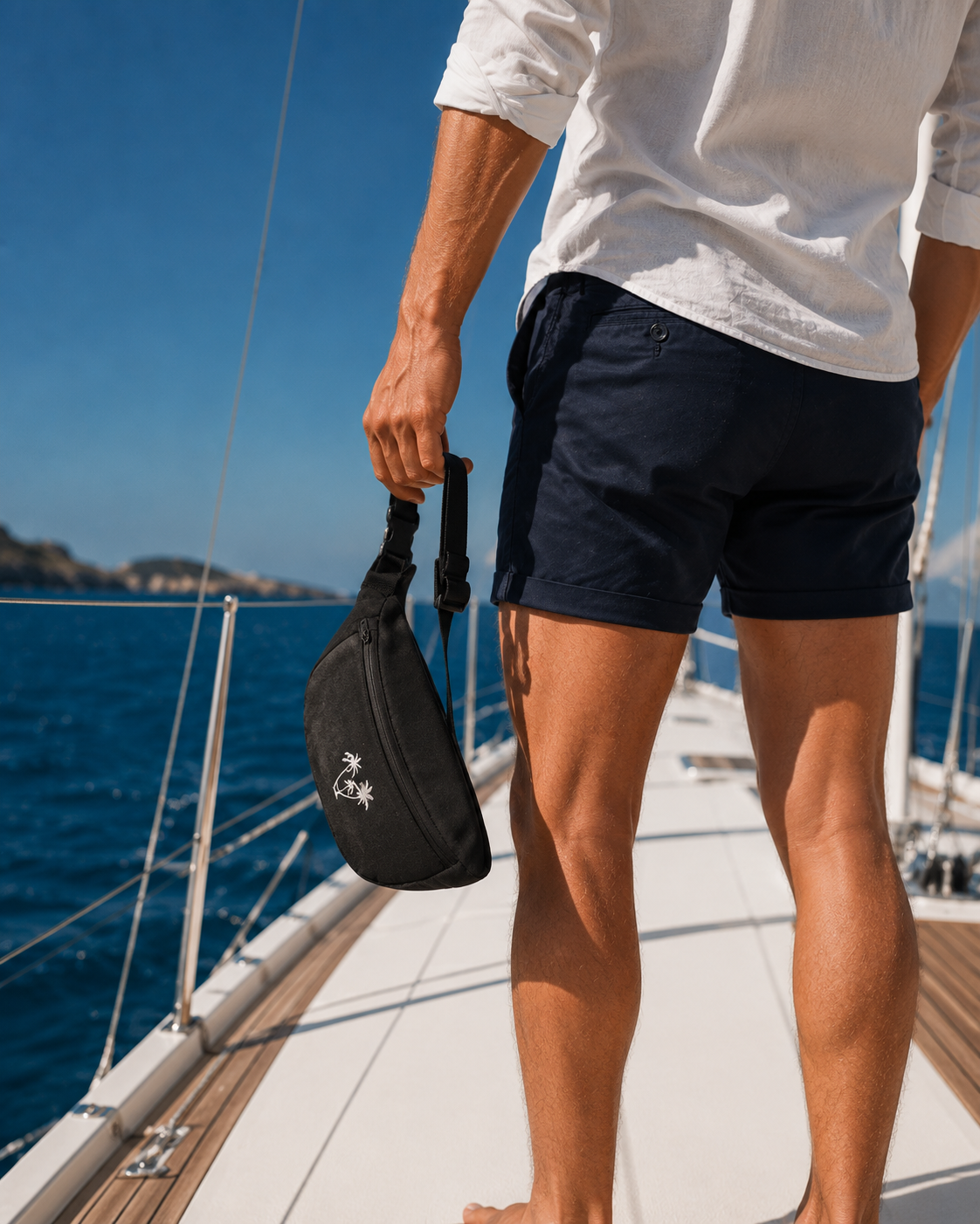 Hip Bag Next Stop Dream Life black
