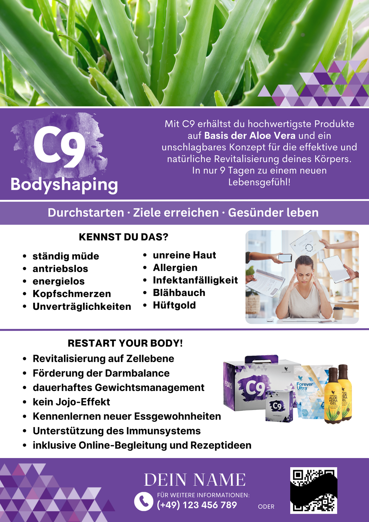 Flyer DIN A5 C9 & DX4 2-seitig