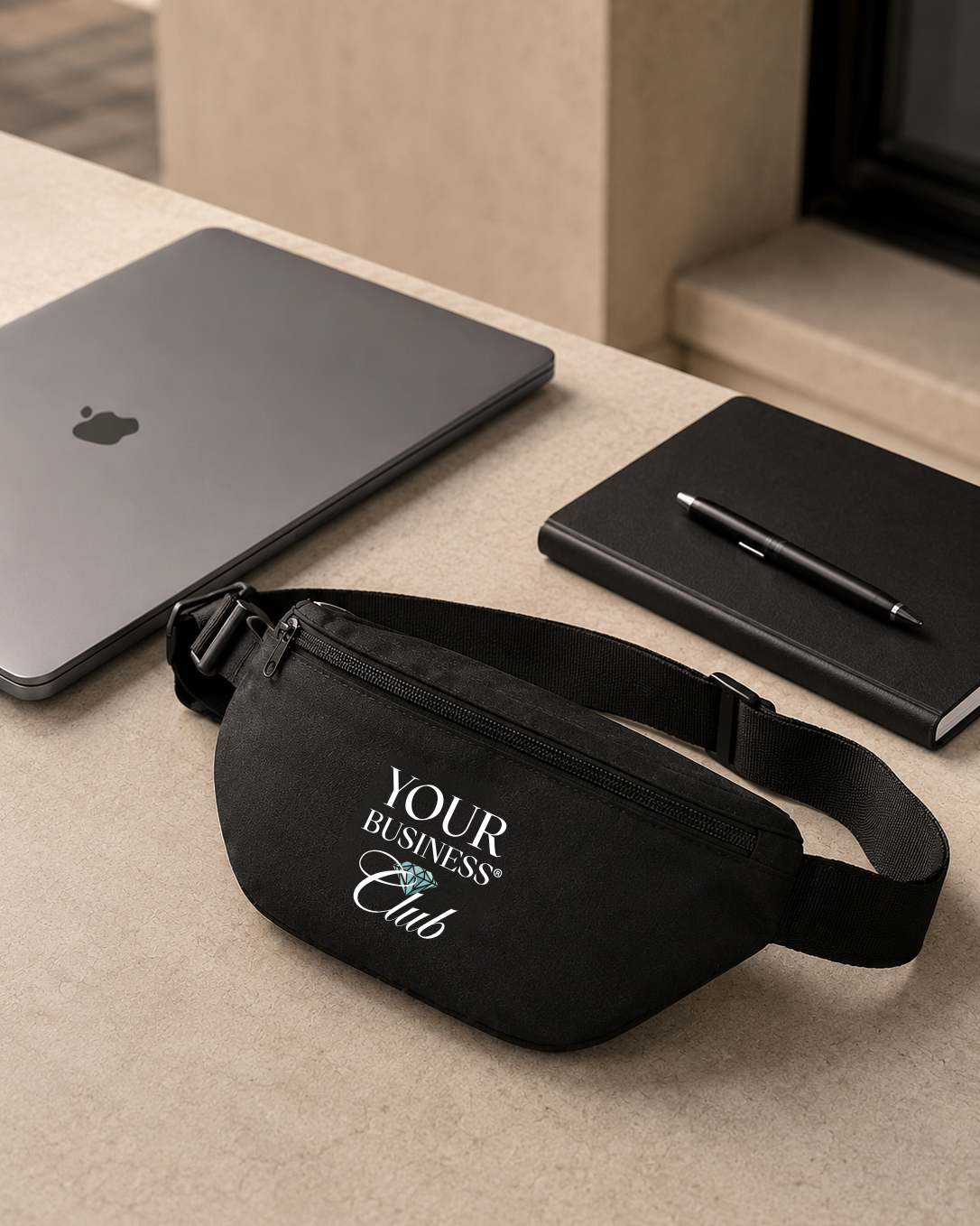 Hip Bag YOUR BUSINESS CLUB black