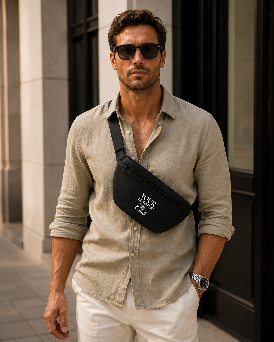 Hip Bag YOUR BUSINESS CLUB black