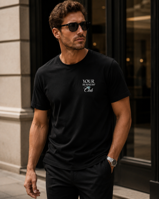 Unisex T-Shirt YOUR BUSINESS CLUB Black