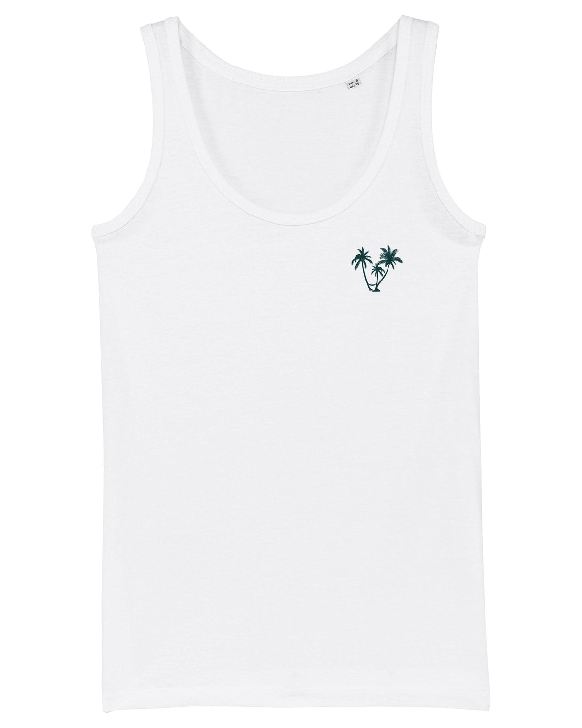 Woman Tank Top Next Stop Dream Life white